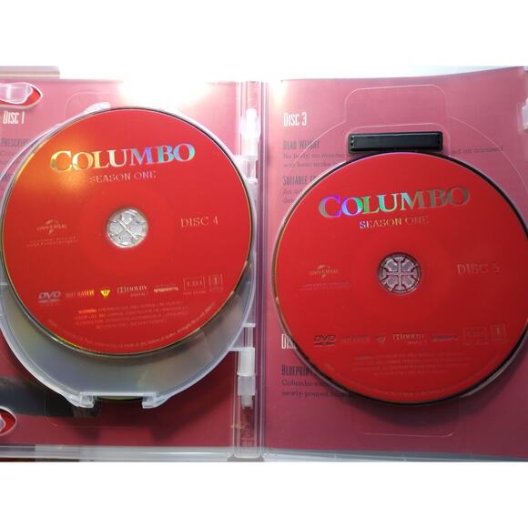 Columbo Season One DVD, 1971 Drama Cops Police Crime Murder Peter Falk Detective - Picture 5 of 6